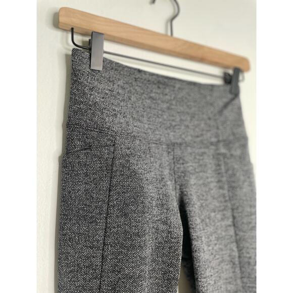 Athleta Herringbone Leggings Size XXS Grey Mercer Pants Business Casual - Picture 3 of 12